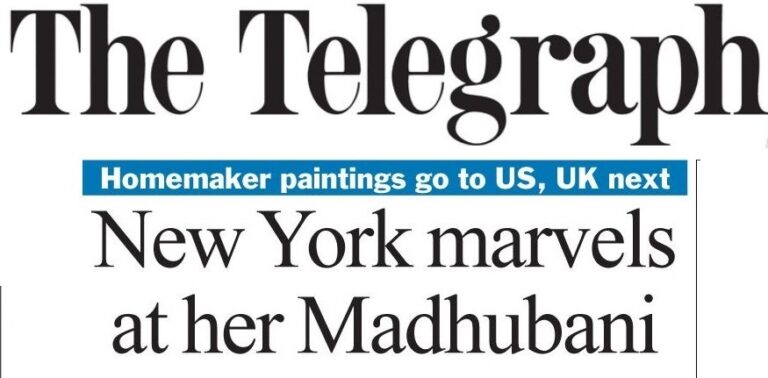 Newyork-Marvels-at-her-Madhubani
